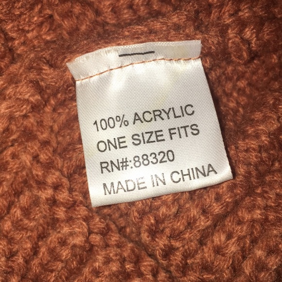 C.C Beanie in Rust Color - Picture 8 of 8